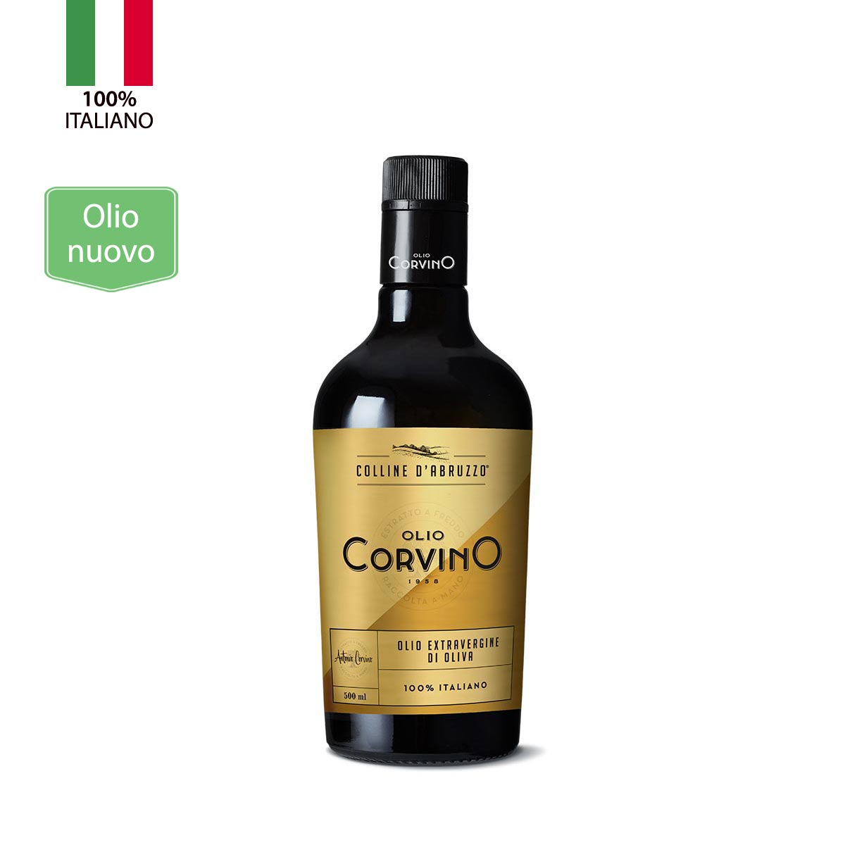 Olio Extravergine D'Oliva Colline D'Abruzzo 0,5 Litri