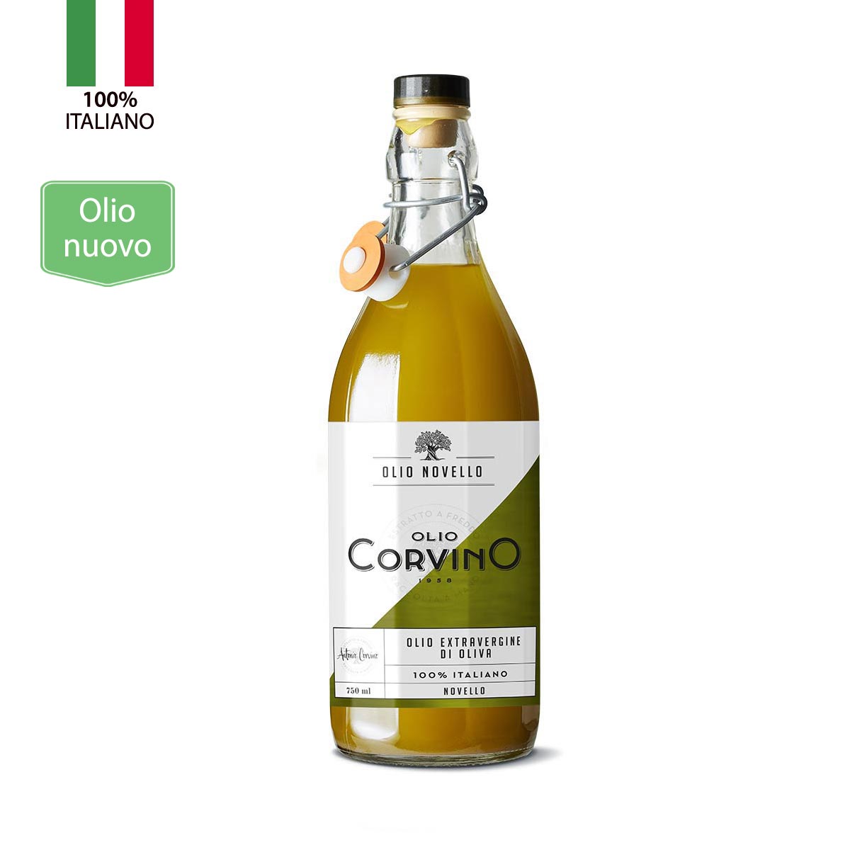 olio extra vergine di oliva novello 750ml
