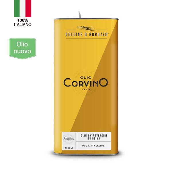 Olio Extravergine D'Oliva Colline D'Abruzzo Lattina Italiano 5 litri